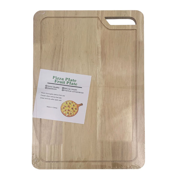 Imagen de Tabla para cocina de madera, con asa