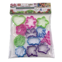 Imagen de Cortante de plástico para galletitas x12, en bolsa, colores surtidos