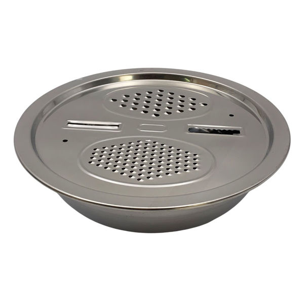 Imagen de Bowl colador y rallador de acero inoxidable, en caja