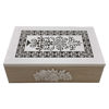 Imagen de Caja para té de madera, rectangular, 6 reparticiones, en caja