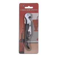 Imagen de Destapador sacacorchos de metal, en blister
