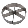 Imagen de Cortante de metal para porcionar tortas, 6 divisiones, en caja