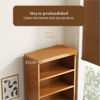 Imagen de Mueble estantería de madera, 4 estantes, en caja