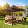 Imagen de Gazebo impermeable 3x3m MARRON, en caja, Berlina Outdoor