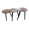 Imagen de Mesa nido redonda x3, de MDF, en caja, varios colores