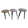 Imagen de Mesa nido redonda x3, de MDF, en caja, varios colores