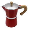 Imagen de Cafetera de aluminio, expresso, 300ml, 6 tazas, en caja, varios colores