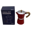 Imagen de Cafetera de aluminio, expresso, 300ml, 6 tazas, en caja, varios colores