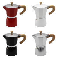 Imagen de Cafetera de aluminio, expresso, 300ml, 6 tazas, en caja, varios colores