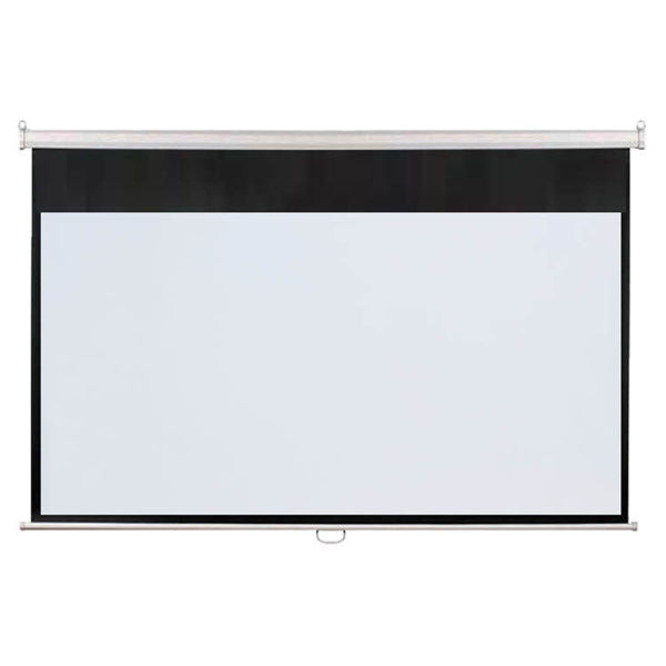 Imagen de Pantalla retráctil manual para proyección 100", en caja