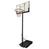 Imagen de Tablero de basket de pie, de acrilico, altura regulable, 100 a 305cm, aro metal 45cm, en caja