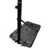 Imagen de Tablero de basket de pie, de acrilico, altura regulable, 100 a 305cm, aro metal 45cm, en caja