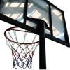 Imagen de Tablero de basket de pie, de acrilico, altura regulable, 100 a 305cm, aro metal 45cm, en caja