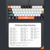 Imagen de Teclado con cable, sin teclado numérico, retroiluminado, varios colores, GK-690, IMICE, en caja