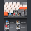 Imagen de Teclado con cable, sin teclado numérico, retroiluminado, varios colores, GK-690, IMICE, en caja
