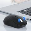 Imagen de Mouse óptico inalámbrico ergonómico, varios colores, E-2330 IMICE, en caja