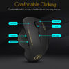 Imagen de Mouse óptico inalámbrico ergonómico, varios colores, G6 IMICE, en caja