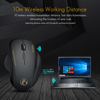Imagen de Mouse óptico inalámbrico ergonómico, varios colores, G6 IMICE, en caja
