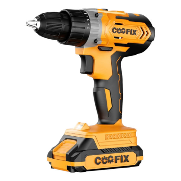 Imagen de Destornillador inalámbrico, 20V, con 2 puntas, en caja Coofix