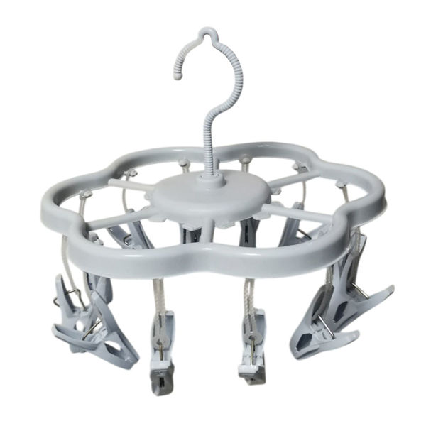 Imagen de Tendedero colgante de plástico 12 palillos, varios colores