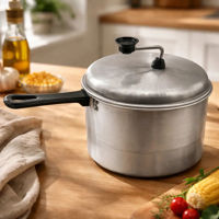 Imagen de Popera olla de aluminio con manivela