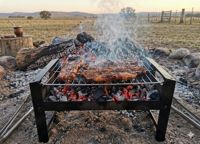 Imagen de Parrilla portátil barbacoa plegable para carbón, en caja