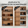 Imagen de Organizador de zapatos de plástico, para 6 pares, en caja, varios colores