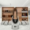 Imagen de Organizador de zapatos de plástico, para 6 pares, en caja, varios colores