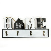 Imagen de Perchero de MDF, 4 ganchos, en bolsa