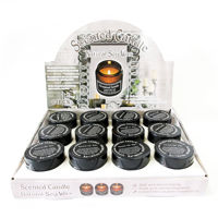 Imagen de Vela aromática, de soja, en frasco, CAJAx12