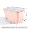 cajas organizadoras tapa de plastico 