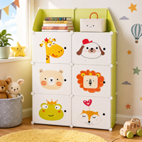 Imagen de Organizador de juguetes de PVC, 8 estantes, en caja, varios colores