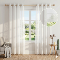 Imagen de Cortina de voile 135x220, BLANCO, en cartón