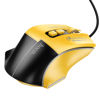 Imagen de Mouse óptico gamer retroiluminado con cable, AMARILLO, HOCO, en caja