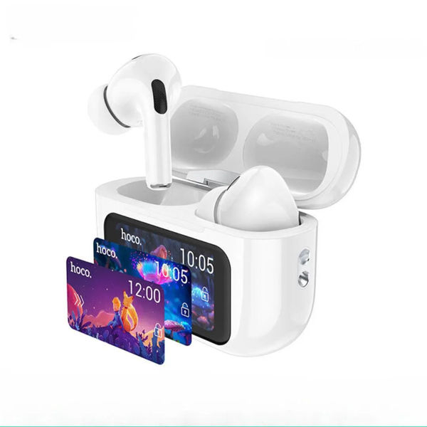 Imagen de Auriculares inalámbricos Bluetooth V5.4, con pantalla táctil y cancelación de ruido, HOCO, en caja