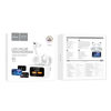 Imagen de Auriculares inalámbricos Bluetooth V5.4, con pantalla táctil y cancelación de ruido, HOCO, en caja