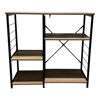 Imagen de Mueble organizador de hierro y MDF, 5 estantes y ganchos, en caja, Berlina Home