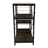 Imagen de Mueble organizador de hierro y MDF, 5 estantes y ganchos, en caja, Berlina Home