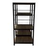 Imagen de Mueble organizador de hierro y MDF, 5 estantes y ganchos, en caja, Berlina Home