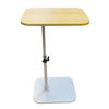 Imagen de Mesa de madera, pie de metal, altura regulable, en caja