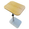 Imagen de Mesa de madera, pie de metal, altura regulable, en caja