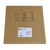 Imagen de Mesa auxiliar de hierro y MDF x2, mesas nido, en caja, Berlina home