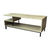 Imagen de Mueble rack de hierro y madera con estantes, en caja Berlina Home