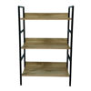 Imagen de Mueble estantería de hierro y MDF, 3 estantes, en caja, Berlina home