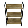 Imagen de Mueble estantería de hierro y MDF, 3 estantes, en caja, Berlina home