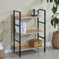 Imagen de Mueble estantería de hierro y MDF, 3 estantes, en caja, Berlina home