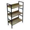 Imagen de Mueble estantería de hierro y MDF, 3 estantes, en caja, Berlina home