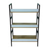 Imagen de Mueble estantería de hierro y MDF, 3 estantes, en caja, Berlina home