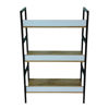 Imagen de Mueble estantería de hierro y MDF, 3 estantes, en caja, Berlina home