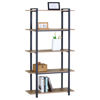 Imagen de Mueble estantería de hierro y MDF, 5 estantes, en caja, Berlina Home